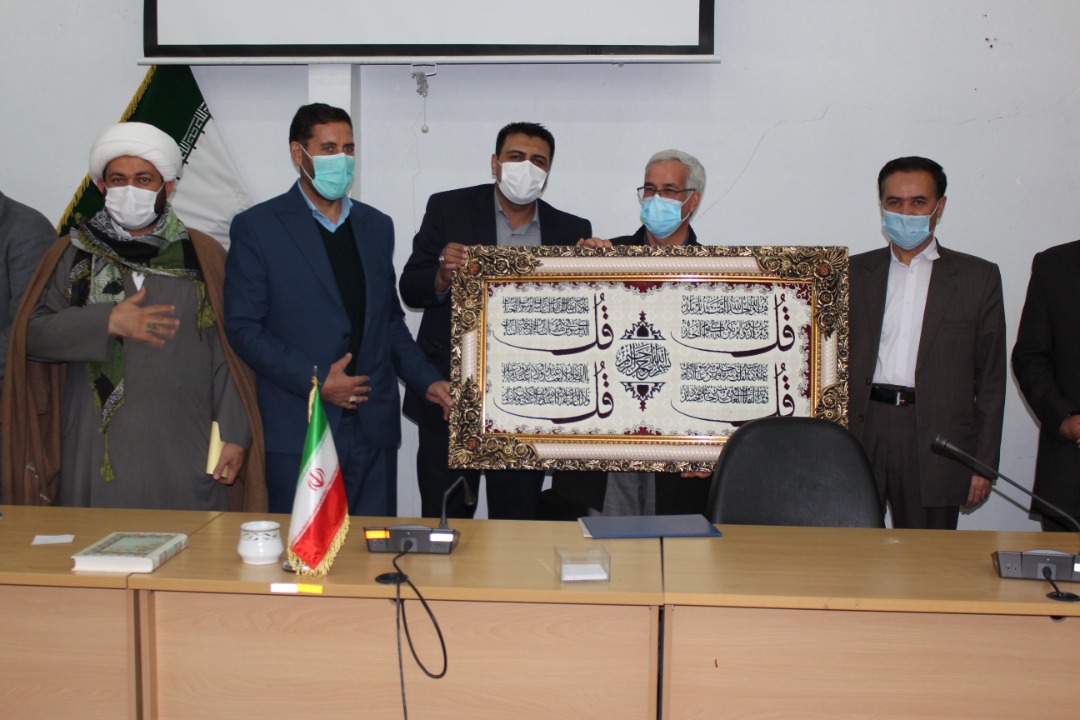 مراسم تکریم و معارفه سرپرست شبکه بهداشت و درمان شهرستان فاروج